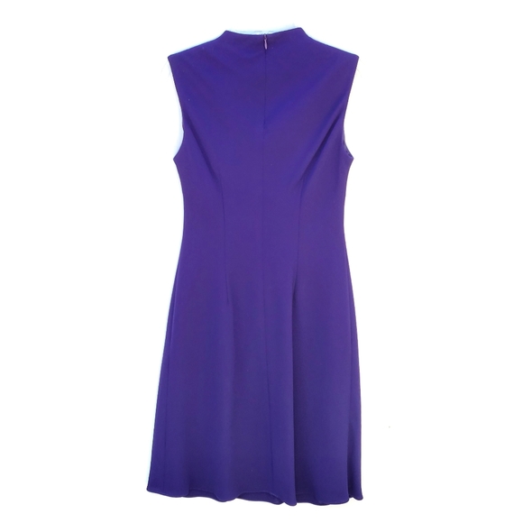 ❤SOLD❤EVAN-PICONE Beaded High Neck Cocktail Sheath 💜  Special Occasion Dress 👗 - Picture 9 of 15